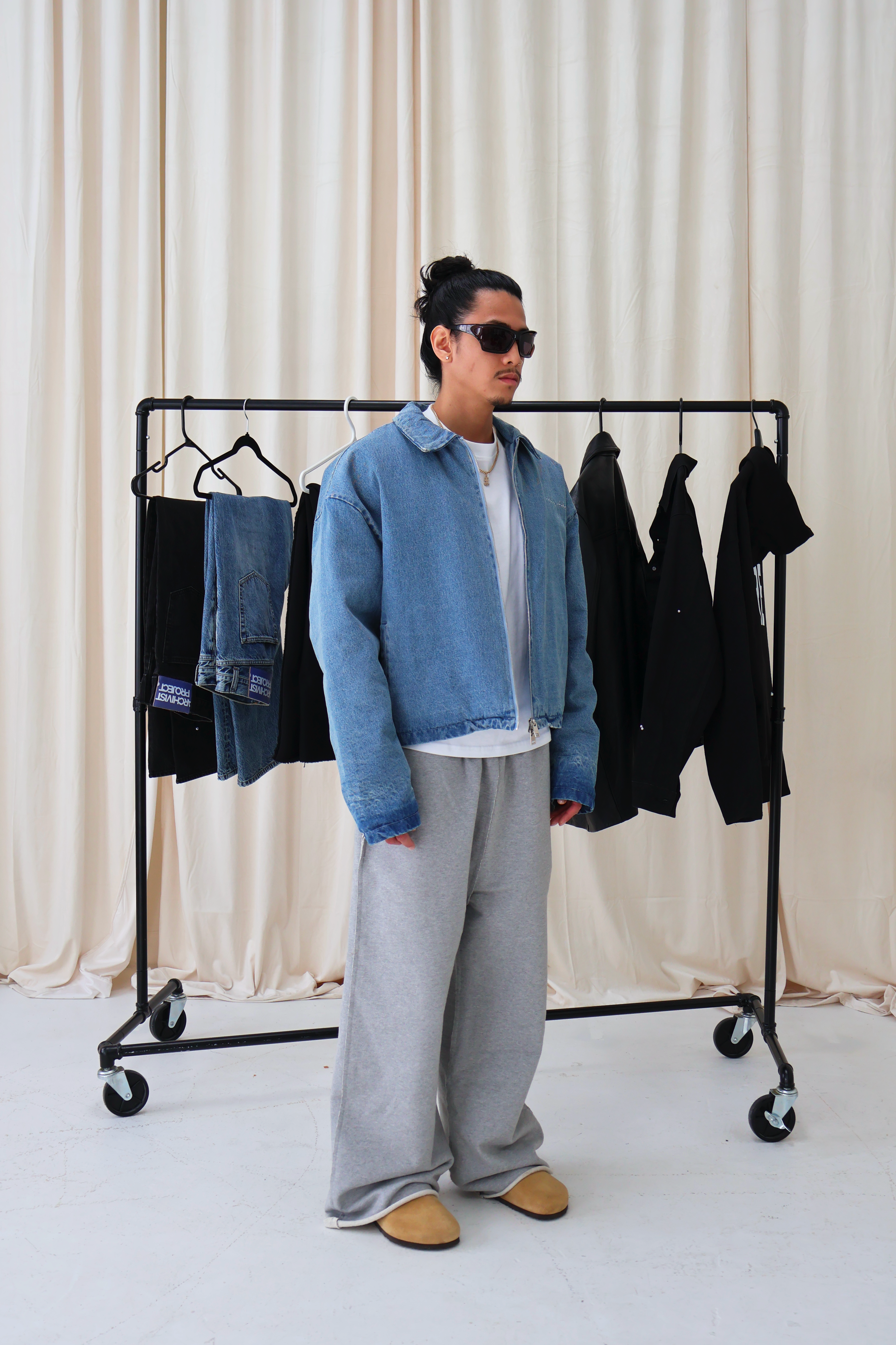 grey Puzzle Sweatpants