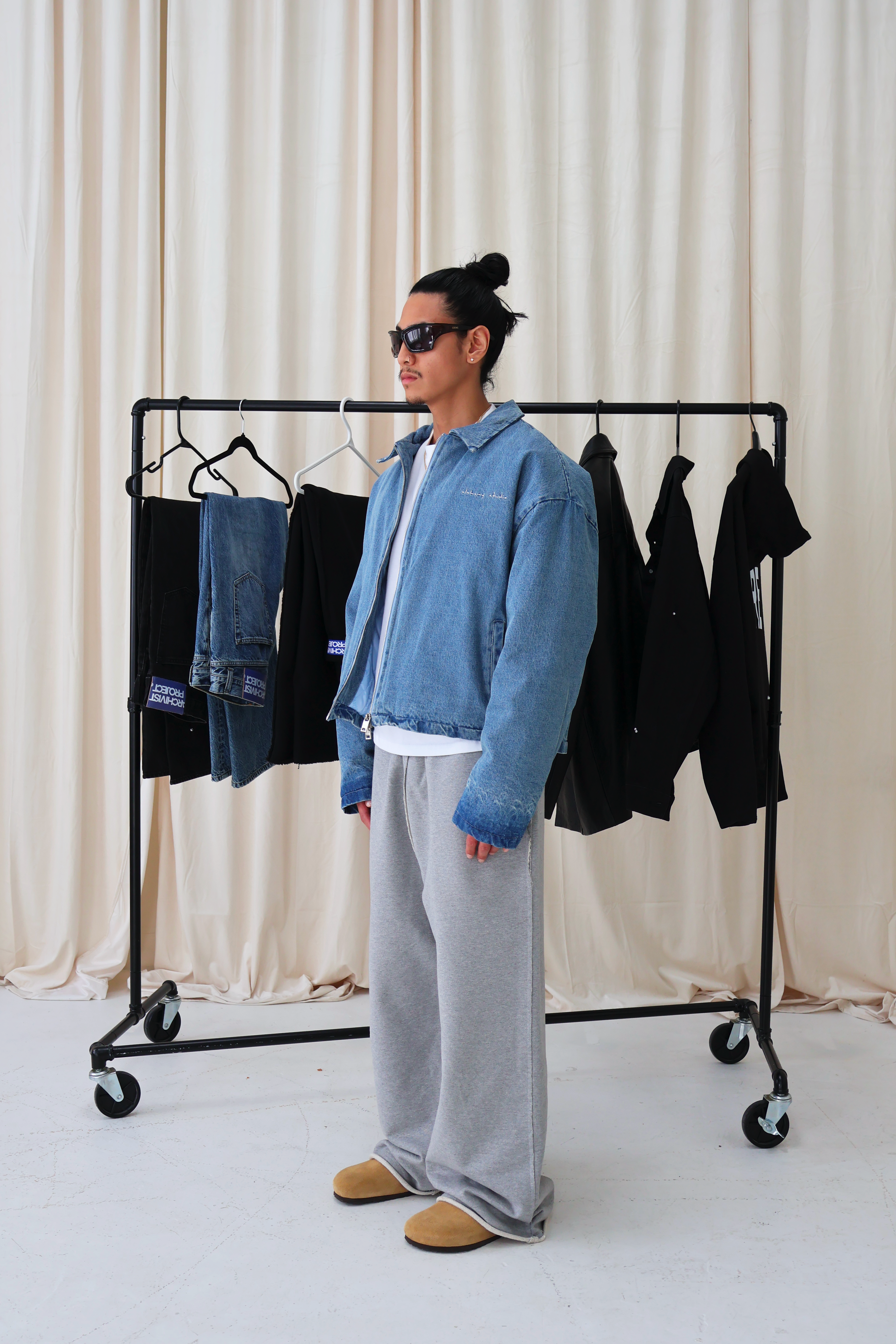 grey Puzzle Sweatpants